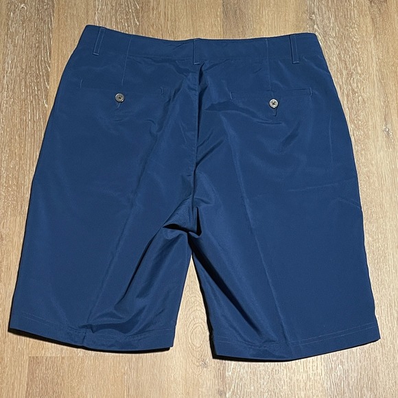 Pebble Beach Mens Dry Luxe Performance Golf Shorts Navy Blue Size 34‎ EUC - Picture 2 of 7